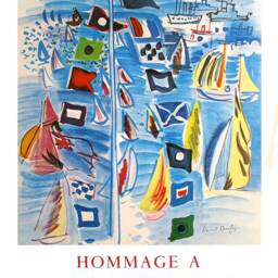 Reprint Of A 1953 Vintage French Exhibition Poster For Works By Dufy - thumbnail 3