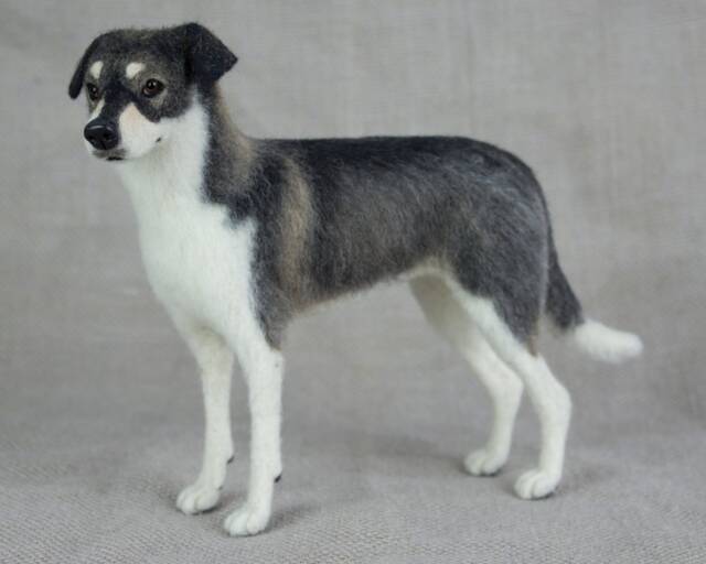 Made To Order Needle Felted Dog Custom Needle Felted Animal Sculpture - image 1