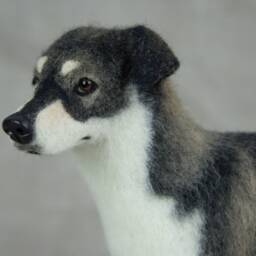 Made To Order Needle Felted Dog Custom Needle Felted Animal Sculpture - thumbnail 4