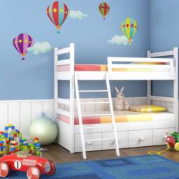 Hot Air Balloon Wall Stickers, Hot Decal
