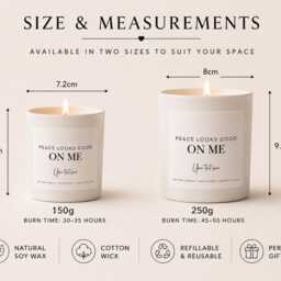 Breakup Candle Gift - Peace Looks Good On Me Divorce For Her Self Love Healing Or Divorce Gifts - thumbnail 3