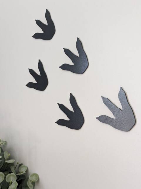 Dinosaur Footprints, Decor For Childrens Bedroom, Dino Decor, Wall Art, Print - image 1