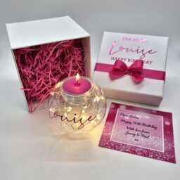 Birthday Keepsake Candle With 20 Led Lights - Gift Boxed Milestone - Any Age, 18Th, 21st, 30Th, 40Th, 50Th, 60Th, 70Th, 80Th, 90Th - thumbnail 1
