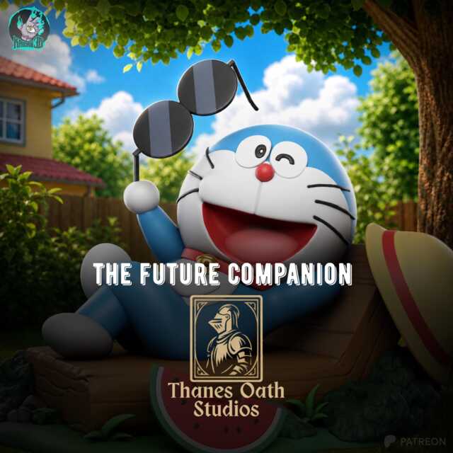 The Future Companion - Anime Robot Doraemon Resin Figure 16K - image 1