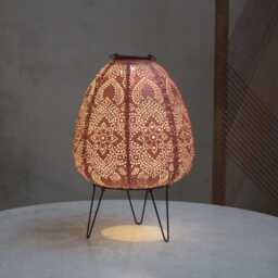 Solar Lantern Red Dome - thumbnail 3