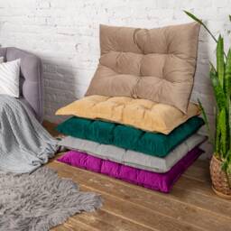 High Quality Tufted Floor Cushion, Custom Pillow, Bench Seat Window Couch, French Cushion - thumbnail 2
