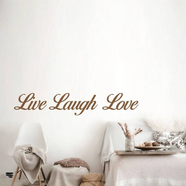 Live Laugh Love - Quote Removable Vinyl Wall Decal Stickers Home Decor Art - image 1