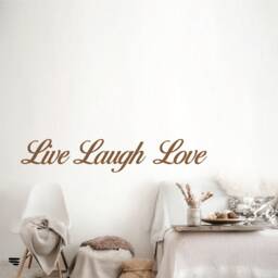 Live Laugh Love - Quote Removable Vinyl Wall Decal Stickers Home Decor Art - thumbnail 1