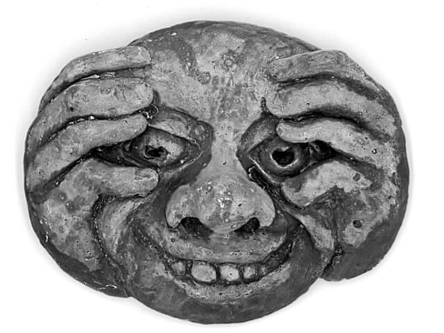 Oxford Grotesque Face Reproduction, University Face, Art, Funny Plaque, Garden Wall Decor Wall