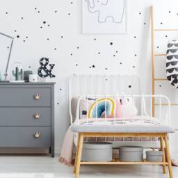 Stickers Of Small Stars, Stars On The Wall, Golden Girl's Room, Wall Stickers, Stickers For Furniture, Children's Nursery Decal - thumbnail 1