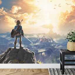 Legend Of Zelda Wallpaper Mural, Peel & Stick, Gaming Room Decor - thumbnail 3