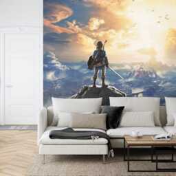 Legend Of Zelda Wallpaper Mural, Peel & Stick, Gaming Room Decor - thumbnail 2