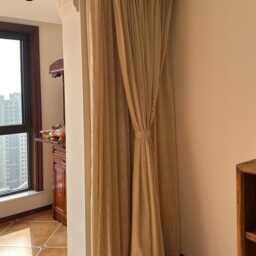 Romantic Crochet Curtain Boho Cotton Window Drape - thumbnail 4