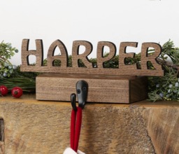 Christmas Stocking Hangers - Personalized Made in The Usa - thumbnail 1