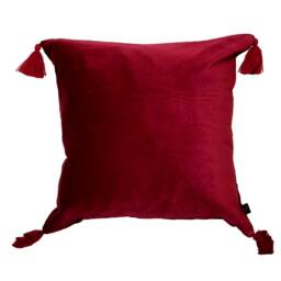 Velvet Cushion Cover With Tassels, Scatter Cushion, Decorative Throw Pillows, Accent Pillow, Decor Soft Square Pillow - thumbnail 3