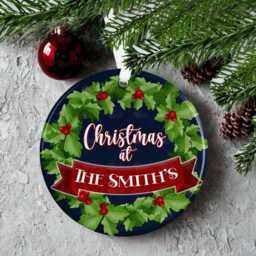 Personalised Christmas Decoration - Family Gift Custom Bauble Stocking Filler Eve Box