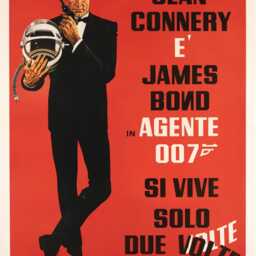 1967 James Bond Italian Movie Poster - Si Vive Solo Due Volte Sean Connery 007 - thumbnail 2