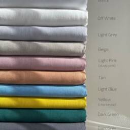 Dusty Rose Linen Duvet Cover, Sustainable Bedding, Quilt Zipper Cover Buttoned - thumbnail 4