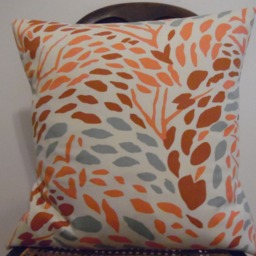 Closeout.fall Leaves.leaves.slip Cover.pillow Covers.home Decor.naturals.outdoor Lover.unsex Decor Pillows.rust.blues - thumbnail 3