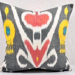Hand Dyed Ikat Pillow Cover - thumbnail 2