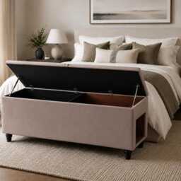 Handmade Cat Den Storage Ottoman Bench & Hidden House Bed - thumbnail 2