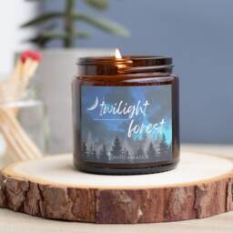 Twilight Forest Candle - Bookish Fanfiction Gift For Book Lovers, Handmade Merch - thumbnail 1