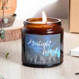Twilight Forest Candle - Bookish Fanfiction Gift For Book Lovers, Handmade Merch - thumbnail 2