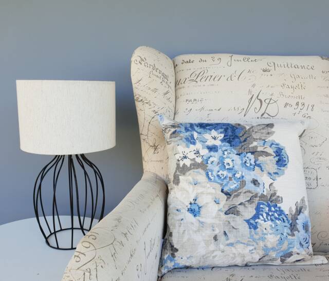 Hamptons Style Cushion Cover, Cover Only, French Provincial Pillows, Blue Cushions, Scatter Chair Cushions - image 1