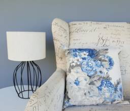 Hamptons Style Cushion Cover, Cover Only, French Provincial Pillows, Blue Cushions, Scatter Chair Cushions - thumbnail 1
