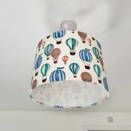 Hot Air Balloons Lampshade, Hot Air Balloon Lamp Shade, Balloons Childrens Lampshade, Light Baby Lampshade - thumbnail 3