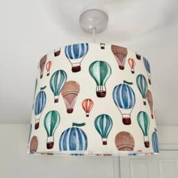 Hot Air Balloons Lampshade, Hot Air Balloon Lamp Shade, Balloons Childrens Lampshade, Light Baby Lampshade - thumbnail 2