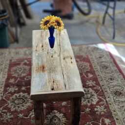 "Handmade Driftwood Bench - 36"" X 13" - thumbnail 4