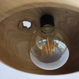 Chandelier Light, Dining Room Light Fixture, Oak Pendant Natural Lamp Shade For Kithcen - thumbnail 2