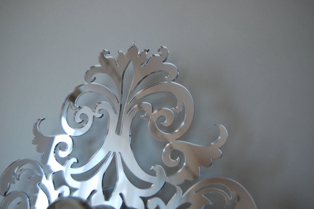 Lighting Wall, Baroc Light, 30 Or 35 cm Silver Mirror Effect, Lighting Designer, Modern Light, Baroc Light, Design Lamp, Mirror, Light - image 1