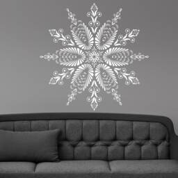 Mandala Floral Flower Ornament Wall Sticker Vinyl Mural Decal Home House Apartment Art Decor Free Shipping L135 - thumbnail 1