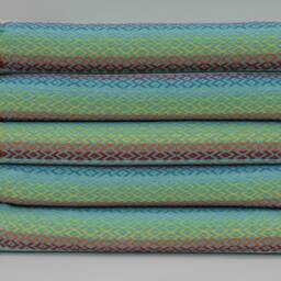 Turkish Towel, Small Diamond Towel, Beach Towel, Soft Towel, Turkish Peshtemal, 40''x70'', Turkey Towel, Mint Green Towel, B2-Honey - thumbnail 2