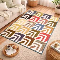 Winding Steps Quilt Pattern - Geometric Patchwork Throw - PDF Download - thumbnail 3
