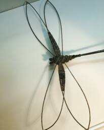 Willow Craft Kit - Make At Home Dragonfly Rural Diy Weaving Ecofriendly Garden Sculpture Outdoor Decoration