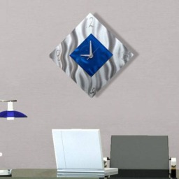 Metal Wall Clock - Abstract Functional Art Modern Hanging Timepiece Office Decor Spare Moment By Jon Allen - thumbnail 2