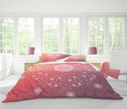Duvet Cover, Queen Duvet Cover, King Cover, Mandala Bedding, Bohemian Bedding, Pink Duvet, Bedroom Decor, Gift For Her - thumbnail 1