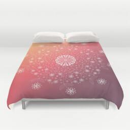 Duvet Cover, Queen Duvet Cover, King Cover, Mandala Bedding, Bohemian Bedding, Pink Duvet, Bedroom Decor, Gift For Her - thumbnail 2