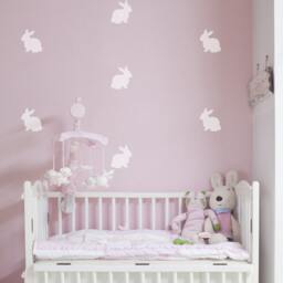 Bunny - Wall Stickers -Wall Decals-Bunny Stickers-Easter Bunny-Nursery Decor-Kid's Bedroom Sticker- Home Decor-Alternative To Wallpaper - thumbnail 2