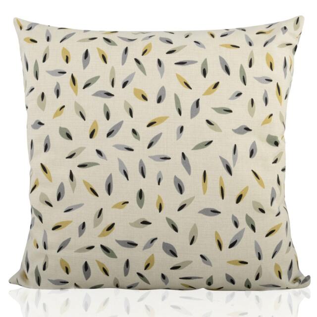 Fallen Leaves Cushion, Gold Accent Pillow, Nature Home Decor, Handmade - image 1