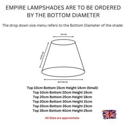 Mustard Yellow Linen Lampshade, Star Interior, Handmade Empire Shade - thumbnail 2
