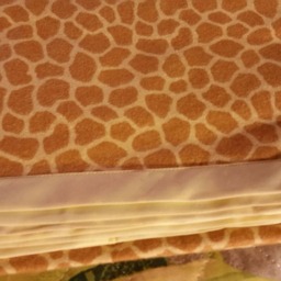 Baby Quilt Set Safari Animals, Receiving Blankets - 3 Piece - thumbnail 3