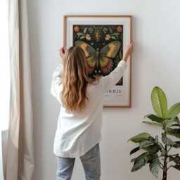 William Morris Print, Art, Exhibition Poster, Butterfly Gifts, Decor, Art Wall - thumbnail 3