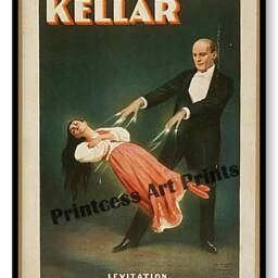 Vintage Magician Kellar Magic Show Poster Ads Set Of 6 Prints - thumbnail 2