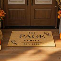 House Entrance Doormat - Personalised Family Name - thumbnail 4
