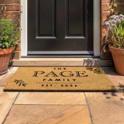 House Entrance Doormat - Personalised Family Name - thumbnail 2