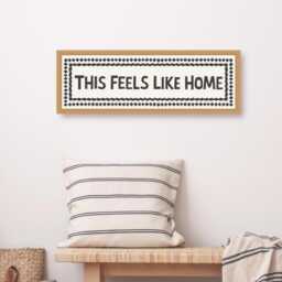 Framed This Feels Like Home Print, Sign, Hallway Print Home, Prints For - thumbnail 1